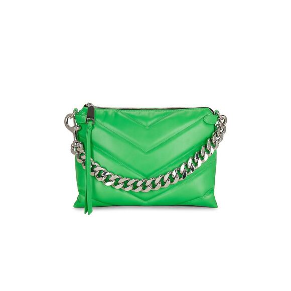 Rebecca Minkoff Handbags - Rebecca Minkoff 'Edie' Green Leather Maxi Crossbody Bag